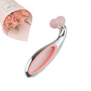 Lightening Pink Y Shape Face Massager Jade Roller Tighten Skin ODM