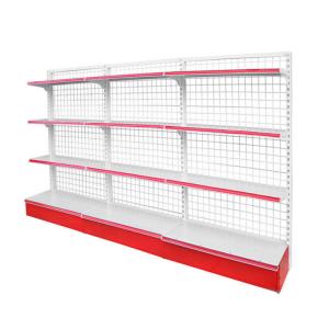 Supermarket Retail Store Metal Wire Mesh Gondola Shelving Wall Shelf Storage Rack