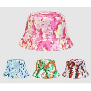 China Printed Camouflage Double-Sided Wear Sun Protection Bucket Hat For Men supplier