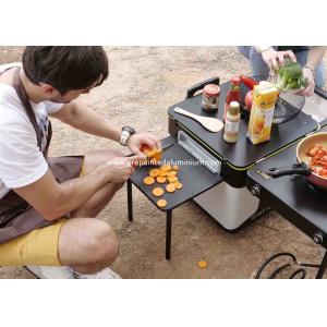 EATCAMP Portable Cooking Station With Picnic Table / Gas Stoves  E2.0 - 4KW * 1  For Camping