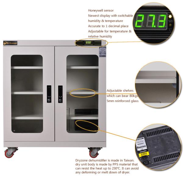 SMT Dry Cabinet Warranty for two year with LCD Digital Display