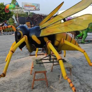 Waterproof Giant Animatronic Insects Realistic Insects For Botanical Exhibition