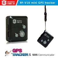 China Mini personal gps tracker kids/gps tracker manufacturer reachfar V16 on sale