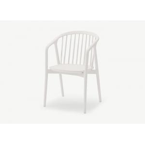 China OEM Hotel Restaurant Dining Chair Armchair Solid Wood Frame Single Chair supplier