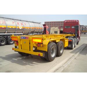 Yellow 40 Ton 1X40 Or 2X20 Container Delivery Trailer For Multi Purpose