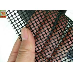 PP Extruded Plastic Screen Mesh 1m Wide , Black Polypropylene Mesh Netting