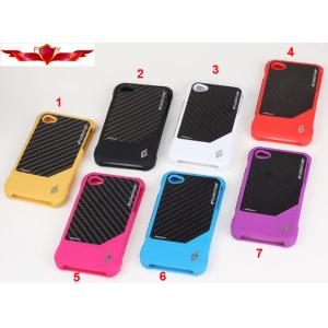 Hot Sell Carbon Fibre Iphone 4G 4S Cases Multi Color Beauty Gift Box