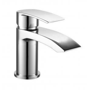 Deck Mounted Basin Mixer Taps Brass Polished Bathroom Mixer Faucet 3 Years Warranty: