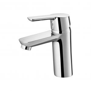 China Tarnishing Resistant Wash Basin Faucet Single Hole For Bathroom Modern Sanitary Set supplier