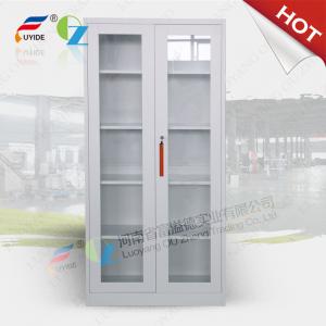 China Storage cupboard FYD-W016 with glass door,high height cabinet,4  adjust shevles supplier