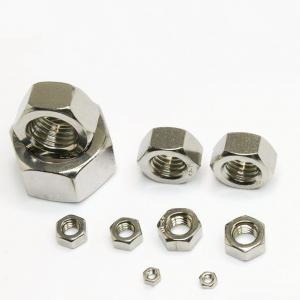 China Standard 1 Inch Machine Screw Nut , Steel Lock Nut For Industrial Applications supplier