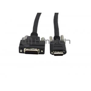 China Standard Camera Link Cable MDR / SDR 5 Meters With Molding Black Color supplier