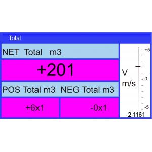 PH301 Portable Ultrasonic Flow Meter Intuitive Interface Color Display