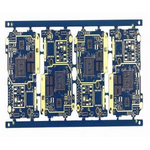 Multilayer Printed Circuit Board 1OZ 4 Layer Multilayer Pcb FR4 TG170 Blue Solder Mask