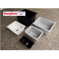 China Flat Edge Epoxy Resin Sink Laboratory Furniture Small Lab Sink Color Customized on sale