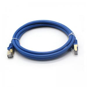 China FTP Cat5e 1m 3m Shielded Network Patch Cord 24awg 26awg For Computer supplier