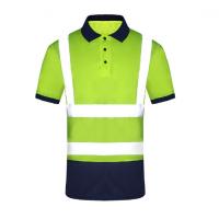 China Reflective PPE Safety Wear Road Work Manager Reflective POLO Shirt/T-Shirt Customizable Logo on sale