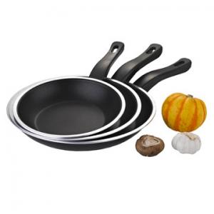 China Non Stick Aluminum Deep Induction Frying Pan 24CM With Edge supplier