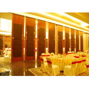 China Hanging Office  Aluminum Sliding Doors , Banquet Hall Partition Wall , Ceiling Track supplier
