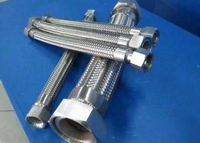 Stainless Steel Metal Hose , Stainless Steel Flex Hose Customized Length With