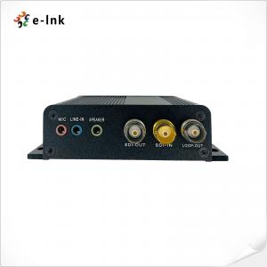 Bidirectional RS485 RS422 Stereo Audio Converter 3G SDI With Loop Out