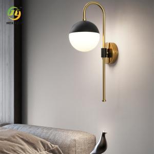 China Iron Metal Wall Modern Wall Lamp Round Living Room TV Background supplier