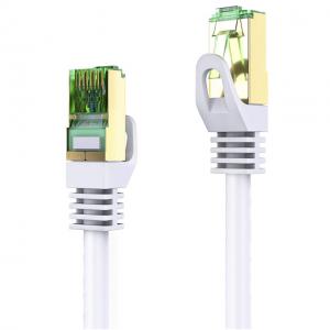 RoHS 10m RJ45 Cat7 Flat Ethernet Cable  Shielded Twisted Pair