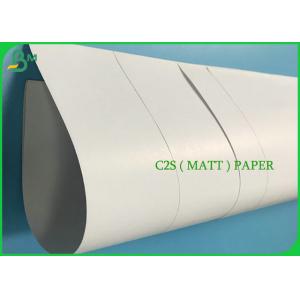 Custom Size Glossy Art Paper 115g Matt Coated With 400mm 500mm Width Roll