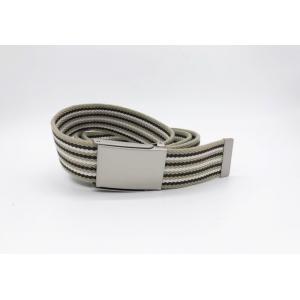 Durable Strip Military Web Belt , Polyster Webbed Canvas Belts 3.8cm Width