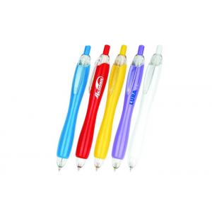 China Colorful Promotional Branded Pens 14cm Length With Logo Engraved Eco Friendly supplier