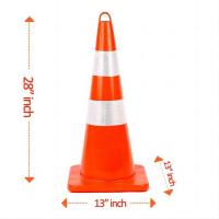 China Reflective Collars Traffic Safety Cones For Traffic Control 350 X 350mm 1.8KG on sale