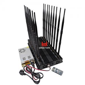 China 18 Band Phone Signal Blocker Jammer 2G/3G/4G DCS1800/4G 2600 (42W) with remote supplier