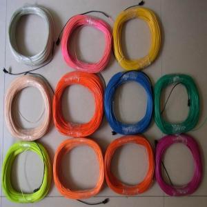 flexible colorful el wire, el cable