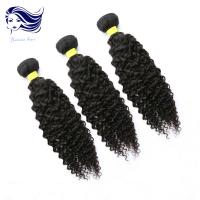 China Kinky Curly Virgin Cambodian Hair Unprocessed Human Hair Weave on sale