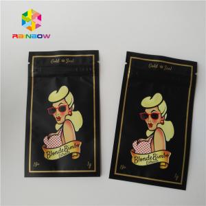 China Three Side Sealed Plastic Pouches Packaging For Clothing / Girl Accessories supplier