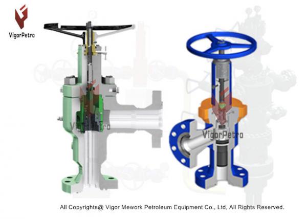 API ASME High Pressure Plug & Cage Control Choke Valve (Angle Choke Valves)