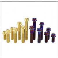China M6 Torx Titanium Alloy Bolts  In Fancy Flange For Motorcycle Modification on sale