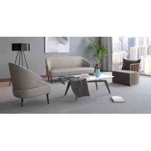 China Lundana PU Office Reception Sofa High Density Foam Smooth supplier