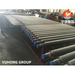 ASME A213 T5 T9  T11 T12 Alloy Steel HFW High Frequency Welded Solid Finned Tube Boiler Tube For Condenser Heater