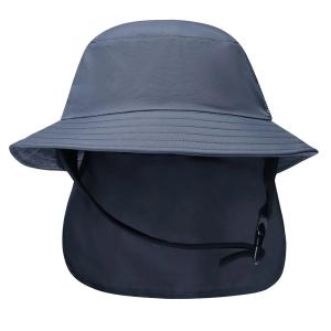 China New Breathable Brim Sunshade Quick-Drying Beach Cool Surfing Hat Cap Custom Surf Bucket Hat wholesale