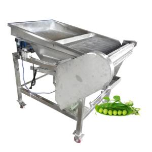 fresh green bean edamame green soybean picker and shelling machine/fresh green pea bean pod mung bean picker and shleller