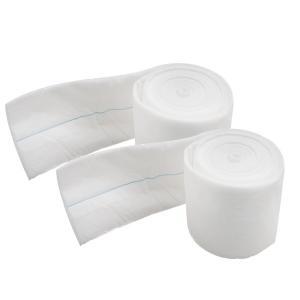OEM Disposable Antibacterial Gauze Dressing Roll Soft Bandaging Material Breathable