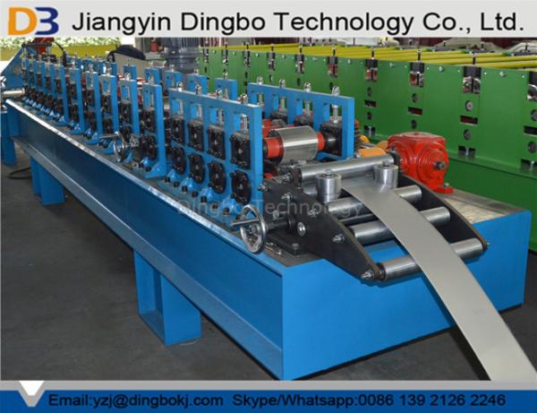 Blue Purlin Roll Forming Machine , U Channel Roll Forming Machine CE SGS ISO