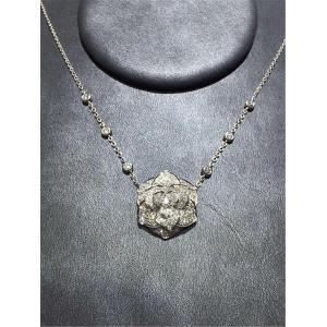 Luxury jewe factory gold diamond  Necklace 18k gold  white gold yellow gold rose gold diamond Necklace
