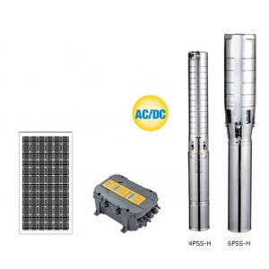 Durable Solar Water Pumping System , Solar Borehole Pump System High Efficiency