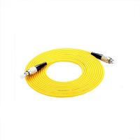 China FC UPC To FC PC Fiber Optic Patch Cord 9/125 Simplex 2.0 3.0mm Anti Shedding Cable on sale