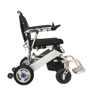 China Lithium pliable léger sans brosse de fauteuil roulant électrique supplier