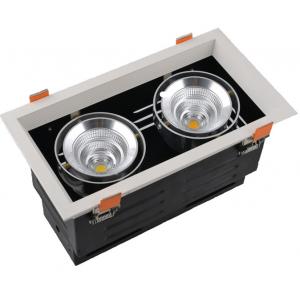China Retrofit Recessed Cob Led Ceiling Downlights , Waterproof Twins LED Spot Downlights supplier