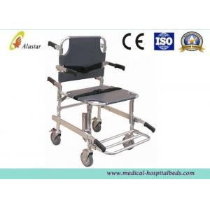 159kg Aluminum Alloy Medical Emergency Stair Folding Stretcher With Four Wheels ALS-SA132
