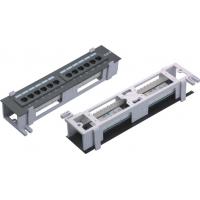 China 8 12 Port 10 wall mount patch panel , CAT.5E CAT.6 small mini patch panel  YH4006 on sale